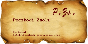 Poczkodi Zsolt névjegykártya